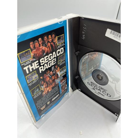 Mortal Kombat (Sega CD, 1993) Complete With Manual - Tested - Authentic - Picture 4 of 8